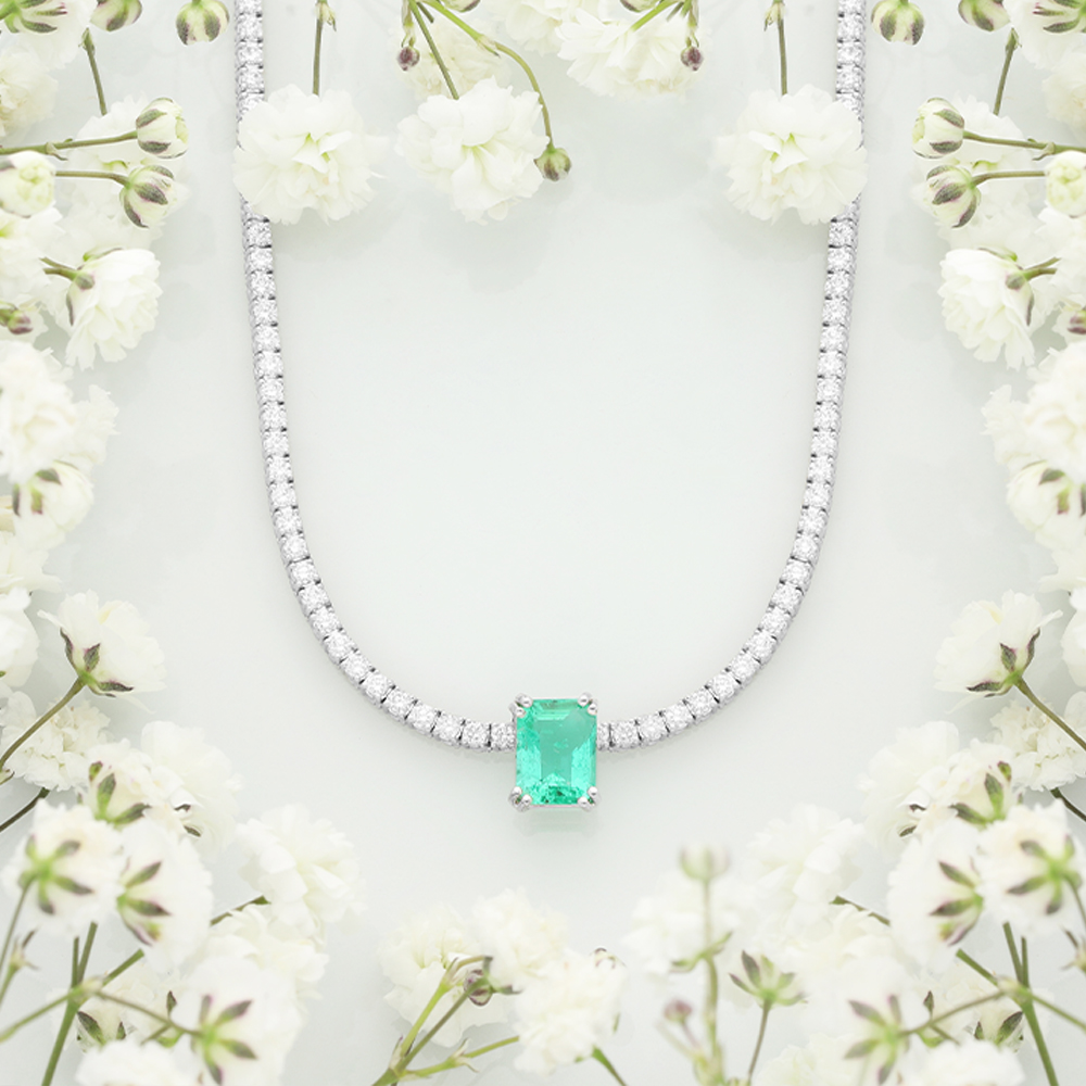 Collarets de diamants per a núvia